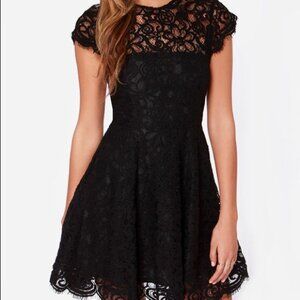 BB Dakota Black Lace Dress